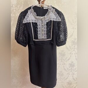 Self-Portrait star style mid-length dress